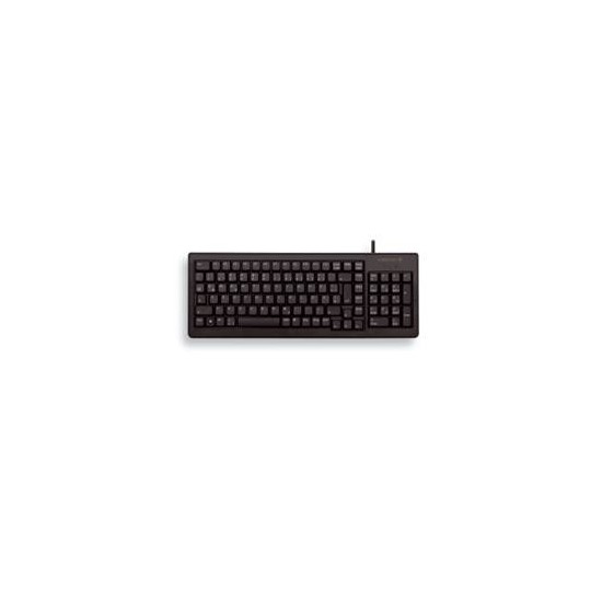 Teclado cherry slim reducida pad numerico usb negro
