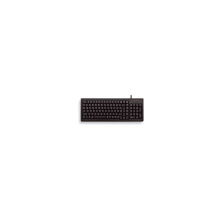 Teclado cherry slim reducida pad numerico usb negro