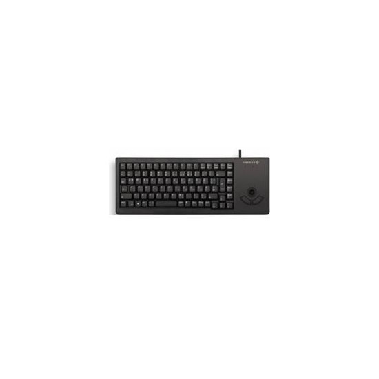 Teclado cherry xs trackball raton integrado compacto usb negro