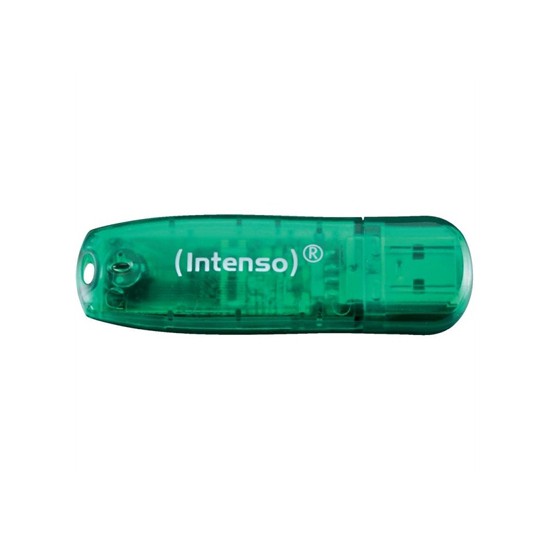 Memoria usb 2.0 intenso rainbow 8gb verde
