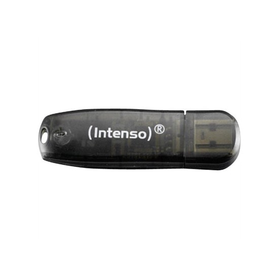 Memoria usb 2.0 intenso rainbow 16gb negro