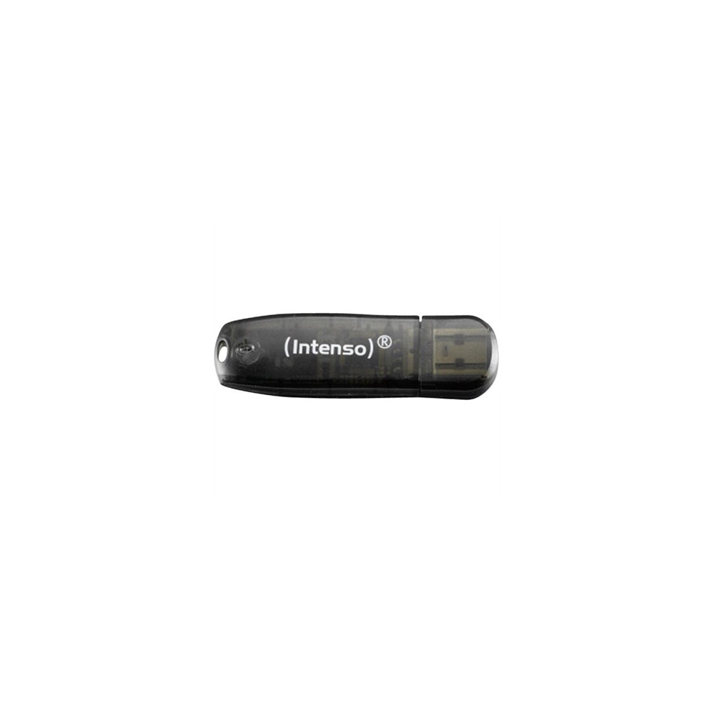 Memoria usb 2.0 intenso rainbow 16gb negro
