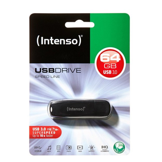 Memoria usb 3.2 intenso speed 64gb
