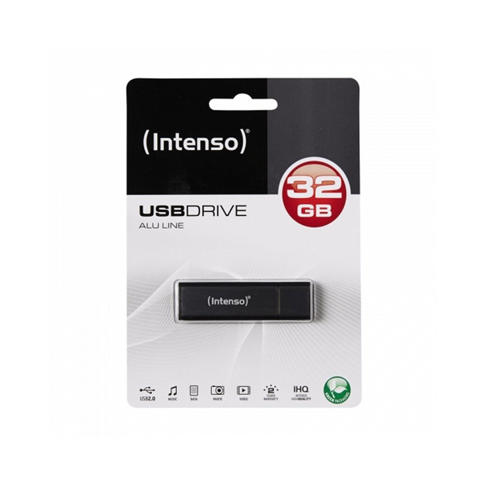 Memoria usb 2.0 intenso alu line 32gb aluminio antracita