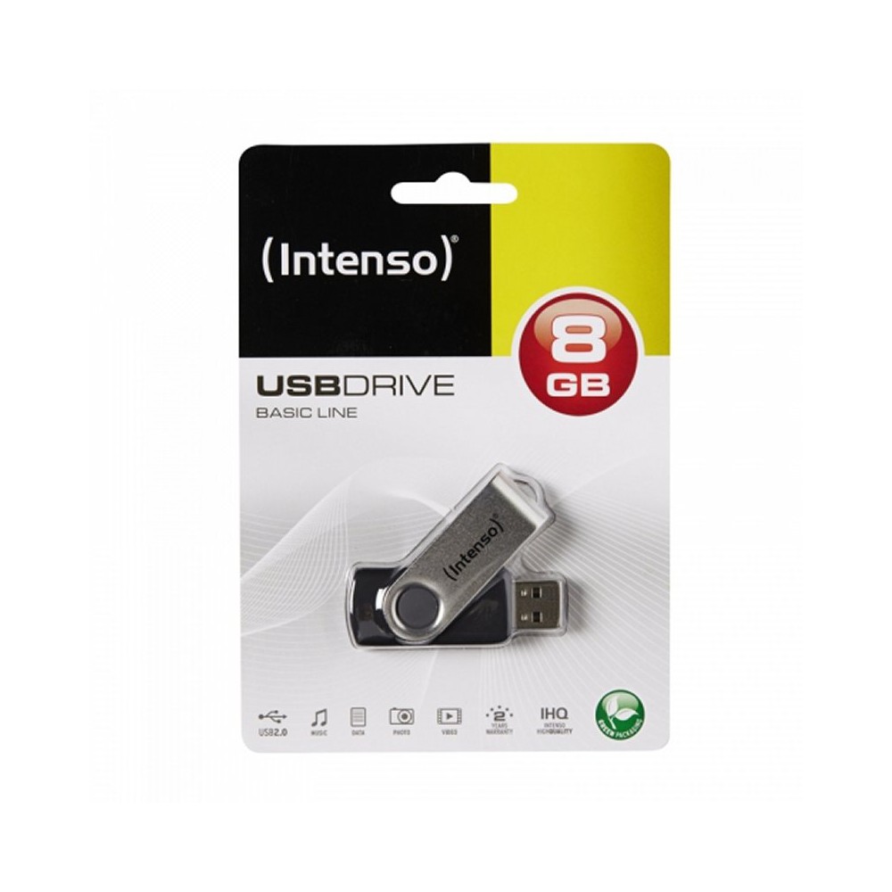 Memoria usb 2.0 intenso basic 8gb