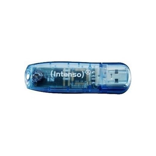 Memoria usb 2.0 intenso rainbow 4gb azul