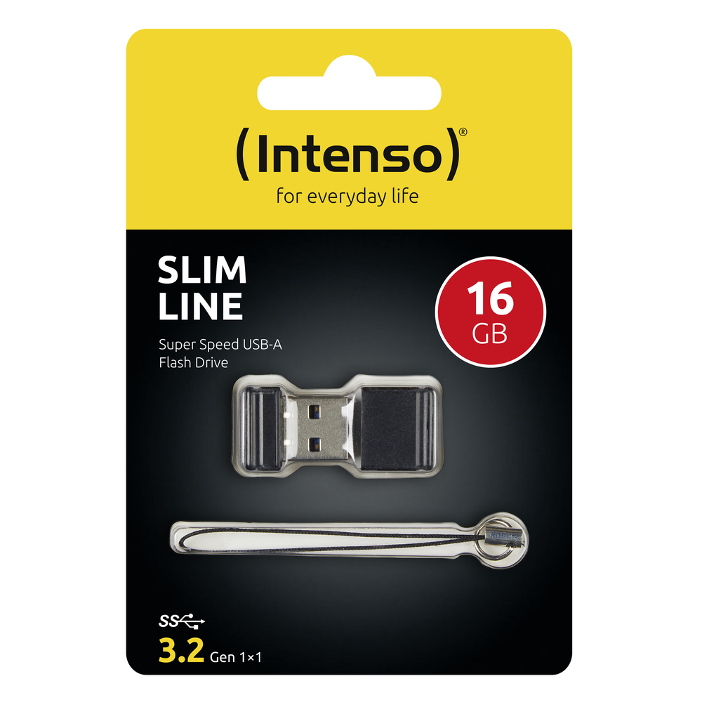 Memoria usb 3.2 intenso slim line 16gb