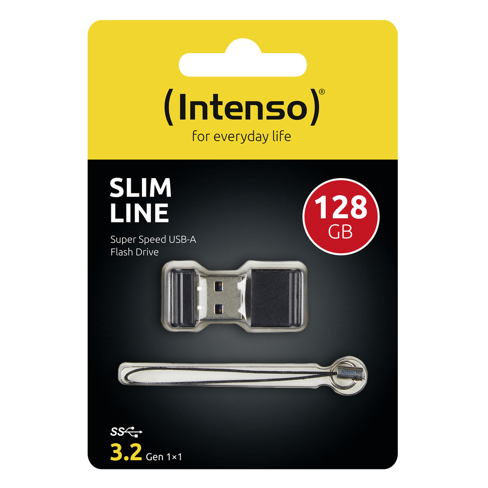 Memoria usb 3.2 intenso slim line 128gb