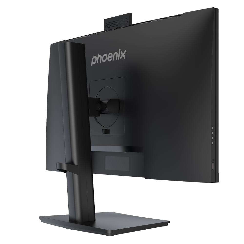 Monitor phoenix visión 24 pro 23.8 pulgadas full hd panel ips webcam integrada abatible hdmi + dp altavoces integrados