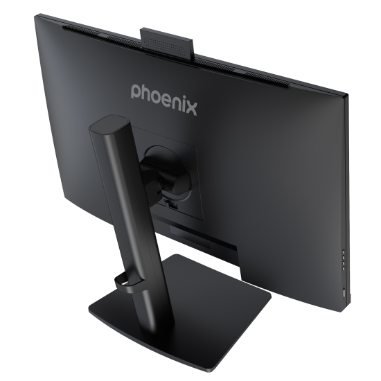 Monitor phoenix visión 24 pro 23.8 pulgadas full hd panel ips webcam integrada abatible hdmi + dp altavoces integrados