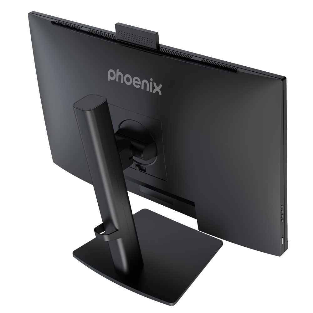 Monitor phoenix visión 24 pro 23.8 pulgadas full hd panel ips webcam integrada abatible hdmi + dp altavoces integrados