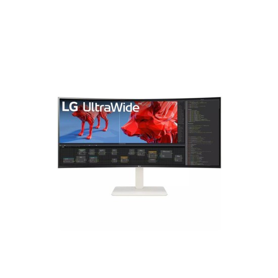 Monitor lg led ips 38wr85qc - w 37.5 pulgadas 3840 x 1600 hdmi displayport usb - c altavoces reg. altura