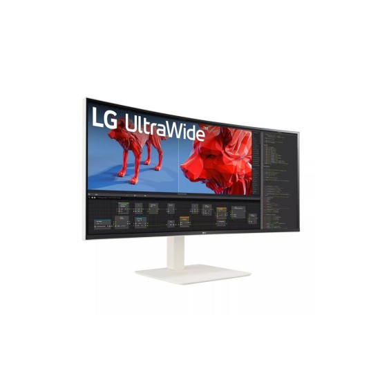 Monitor lg led ips 38wr85qc - w 37.5 pulgadas 3840 x 1600 hdmi displayport usb - c altavoces reg. altura
