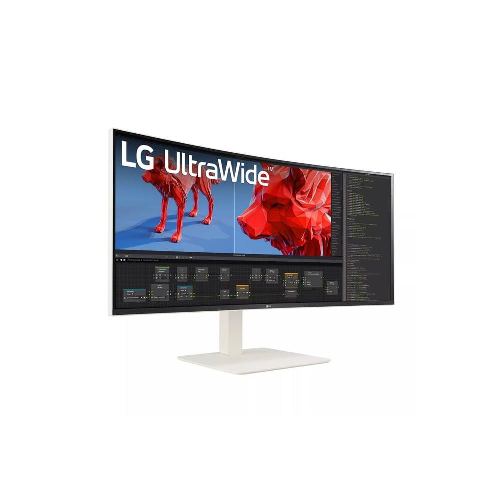 Monitor lg led ips 38wr85qc - w 37.5 pulgadas 3840 x 1600 hdmi displayport usb - c altavoces reg. altura