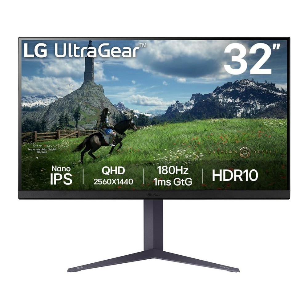 Lg 32gs85q 31.5 pulgadas 1ms 2560 x 1440 hdmi displayport reg. altura