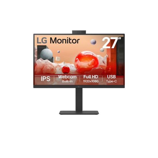Led ips lg 27ba850 27 pulgadas fhd usb hdmi displayport reg. altura altavoces cam