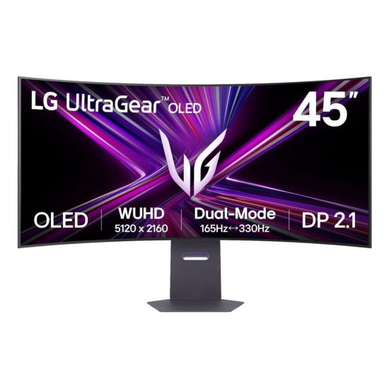 Monitor curvo gaming lg ultragear 45gx950a - b 44.5 pulgadas 5k 165hz
