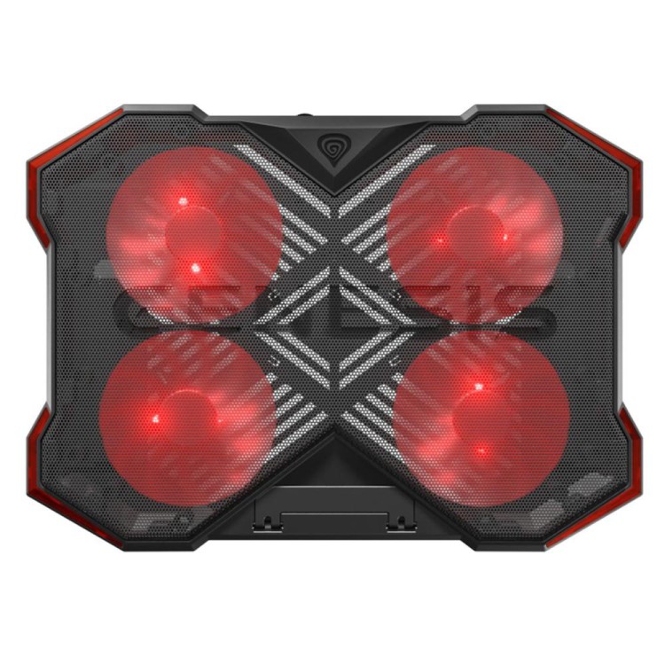 Base refrigeradora genesis oxid 260 15.6 - 17.3 - 2 usb - 4 ventiladores