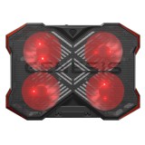 Base refrigeradora genesis oxid 260 15.6 - 17.3 - 2 usb - 4 ventiladores