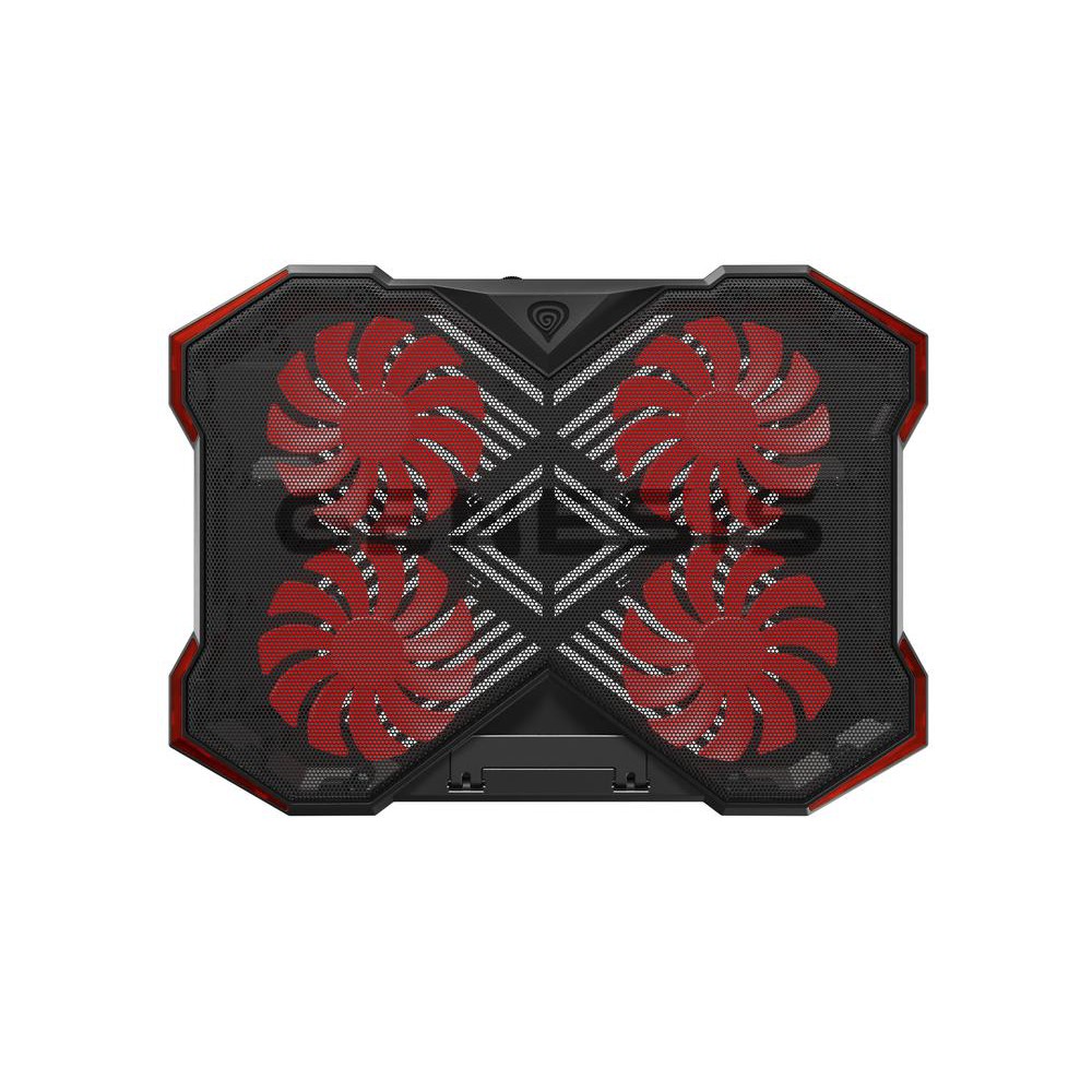 Base refrigeradora genesis oxid 260 15.6 - 17.3 - 2 usb - 4 ventiladores