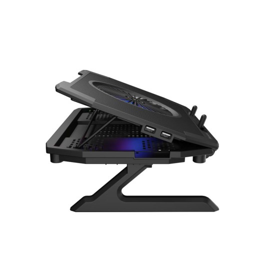 Base refrigeradora genesis oxid 850 rgb para portatil 15.6 pulgadas - 17.3 pulgadas usb