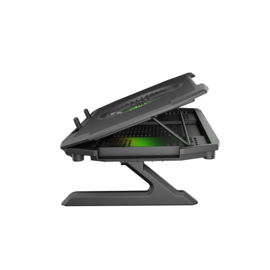 Base refrigeradora genesis oxid 850 rgb para portatil 15.6 pulgadas - 17.3 pulgadas usb