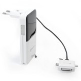 Cargador ac + bateria portatil 2 en 1  phoenix power bank 3000 ma  ipad - iphone - tablet - moviles - smartphones - mp4 - gps -