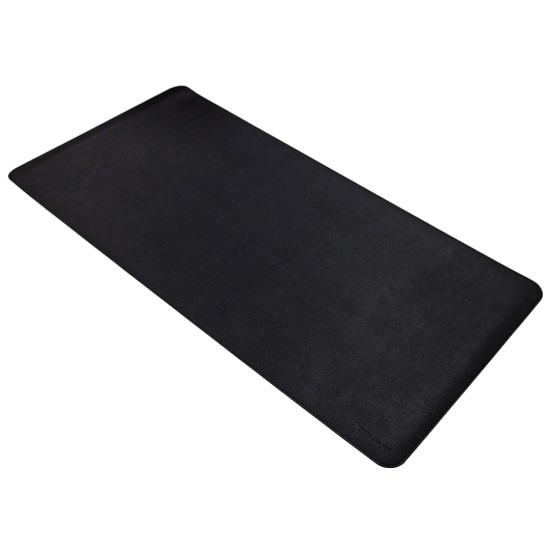 Phoenix matepad alfrombrilla ratón pu 80 x 40 cm antideslizante impermeable materíal simil cuero negra