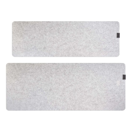 Phoenix sizigia alfombrilla premium de fieltro para escritorio gris l