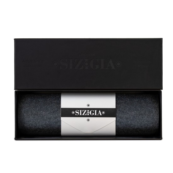 Phoenix sizigia alfombrilla premium de fieltro para escritorio gris oscuro l