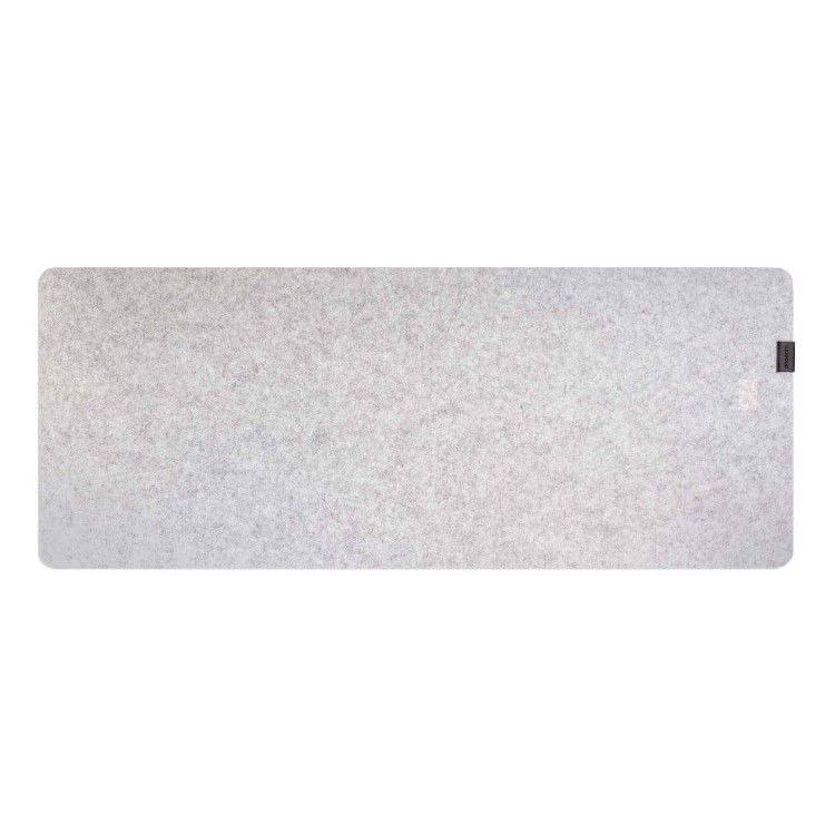 Phoenix sizigia alfombrilla premium de fieltro para escritorio gris xl