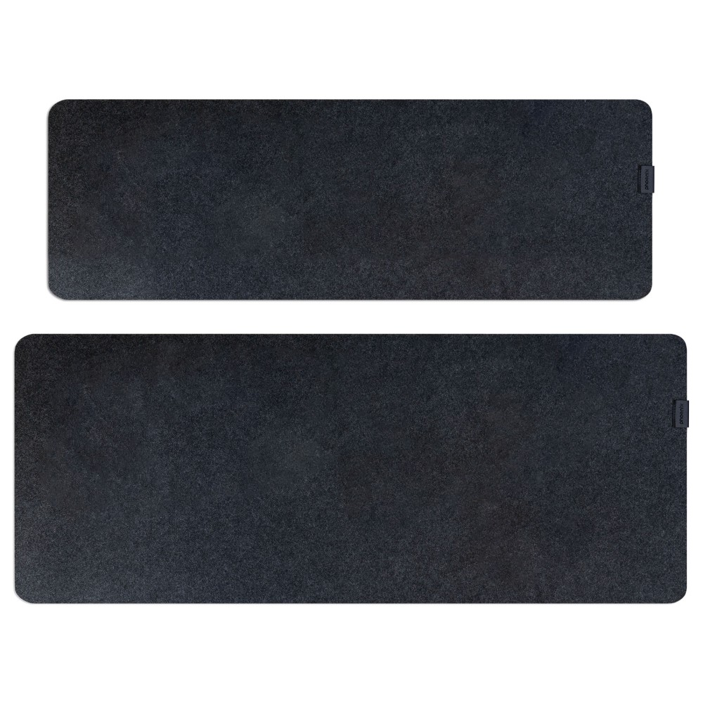 Phoenix sizigia alfombrilla premium de fieltro para escritorio gris oscuro xl