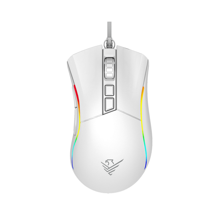 Ratón phoenix gaming void 12000 dpi de alto rendimiento blanco rgb usb configurable