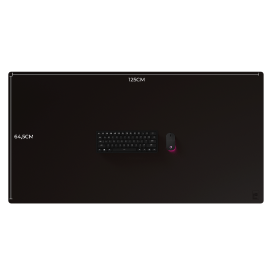 Alfombrilla phoenix eleganza xxl 125 x 64.5 cm base de corcho y superficie de cuero pu 4 mm grosor