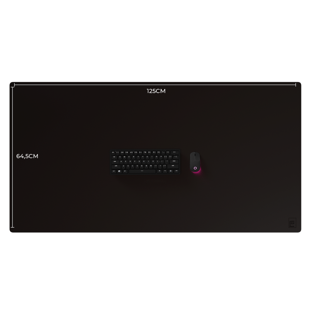 Alfombrilla phoenix eleganza xxl 125 x 64.5 cm base de corcho y superficie de cuero pu 4 mm grosor