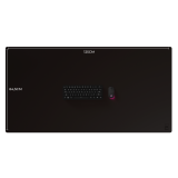 Alfombrilla phoenix eleganza xxl 125 x 64.5 cm base de corcho y superficie de cuero pu 4 mm grosor