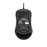 Ratón gaming phoenix banshee transparente rgb 10000 dpi con cable