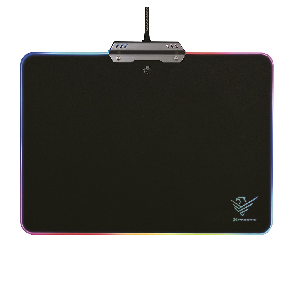 Alfombrilla gaming factor - xpad rgb negra