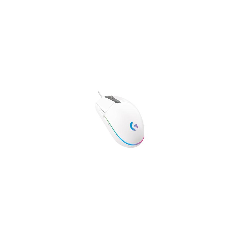 Mouse raton logitech g102 lightsync blanco gaming 8.000 dpi 6 botones