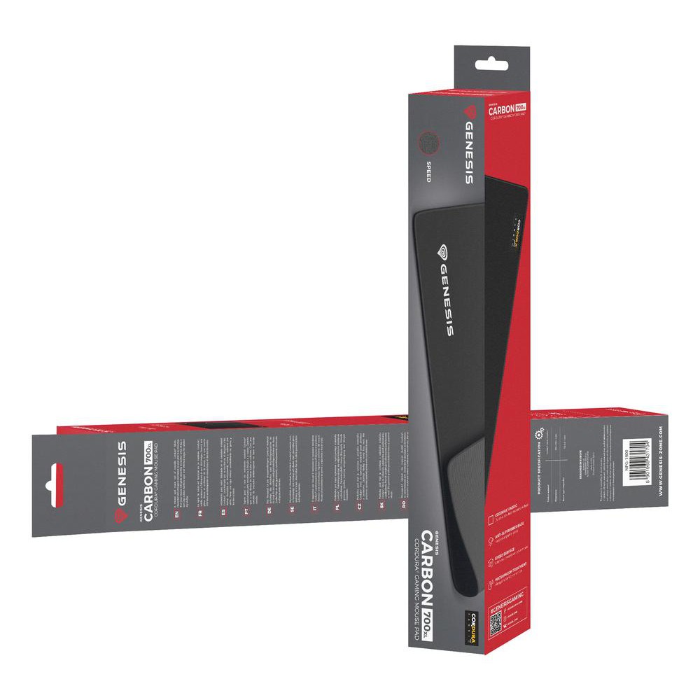 Alfombrilla gaming genesis carbon 700 xl 450x400 mm