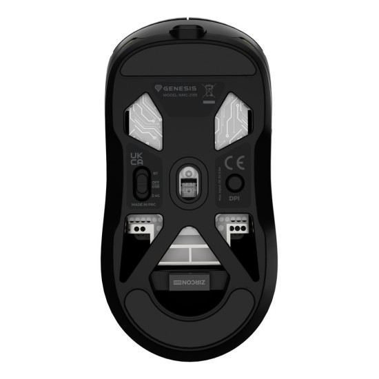 Raton inalambrico gaming genesis zircon 660 pro negro