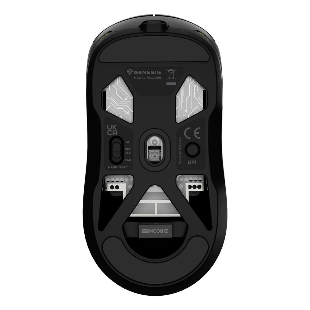 Raton inalambrico gaming genesis zircon 660 pro negro