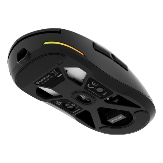Raton inalambrico gaming genesis zircon 660 negro