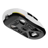 Raton inalambrico gaming genesis zircon 660 blanco