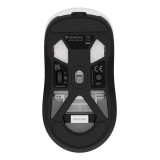 Raton inalambrico gaming genesis zircon 660 blanco