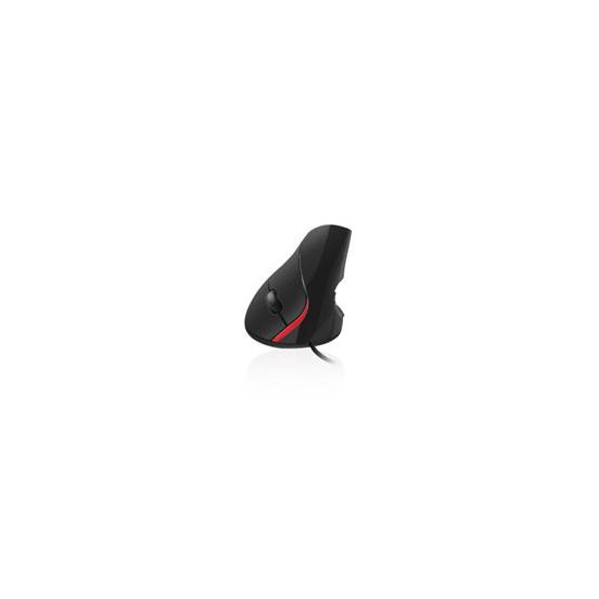 Mouse raton vertical ergonomico ewent ew3156 usb 2.0 -  1000dpi -  negro