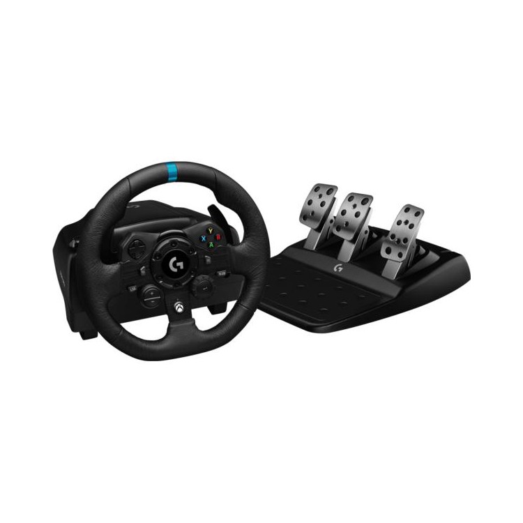 Volante y pedales logitech g923 para xbox y pc