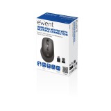 Raton inalambrico ewent ew3243 negro - gris