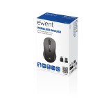 Raton inalambrico ewent ew3204 negro