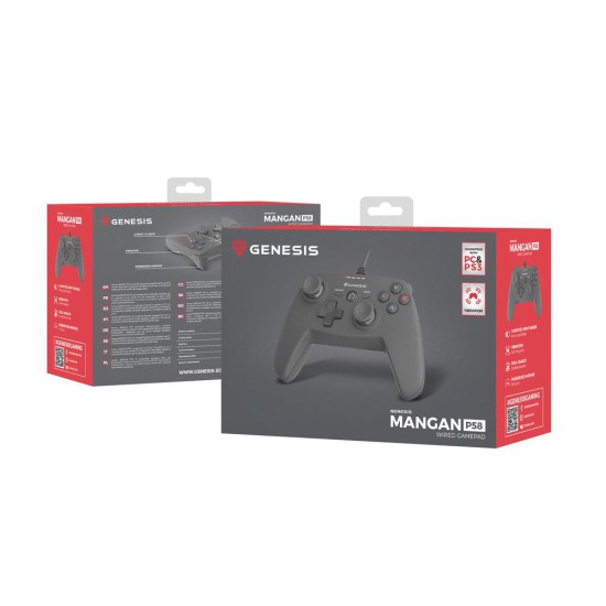 Mando gamepad genesis p58 gaming para pc - ps3 usb tipo a